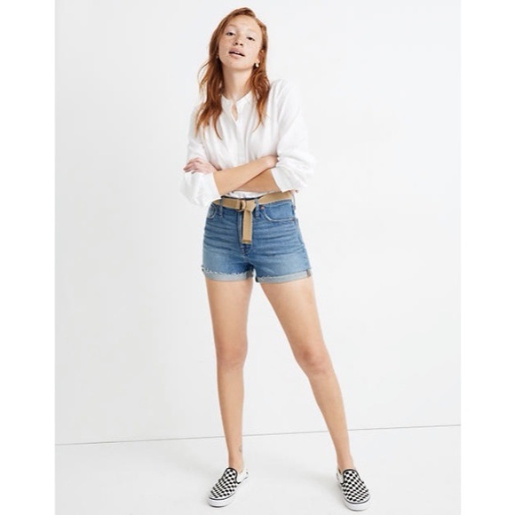 Madewell High-Rise Denim Shorts - Picture 1 of 4